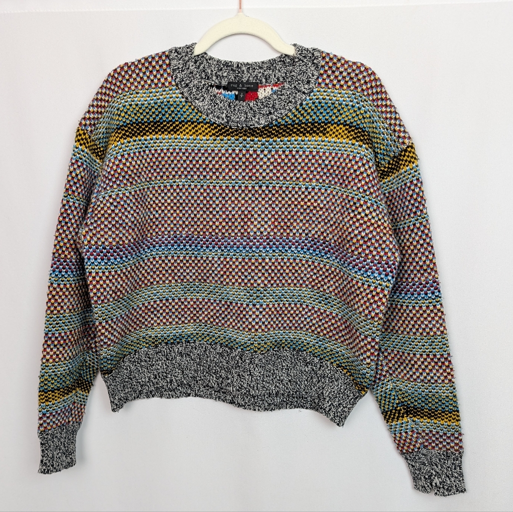Rag & Bone Willow Rainbow Willow Sweater Wool